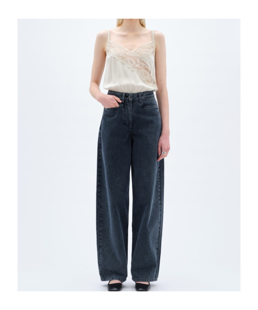 Remain Birger Christensen Five Pocket Wrangler Jeans In Blue