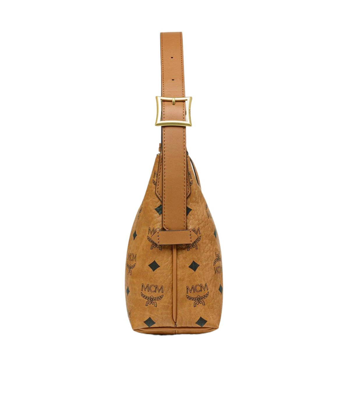 Mcm Adjustable Shoulder Strap Shoulder Bag In Brown
