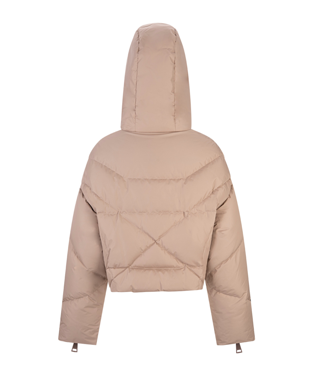 Khrisjoy Zippered Down Jacket In Nude
