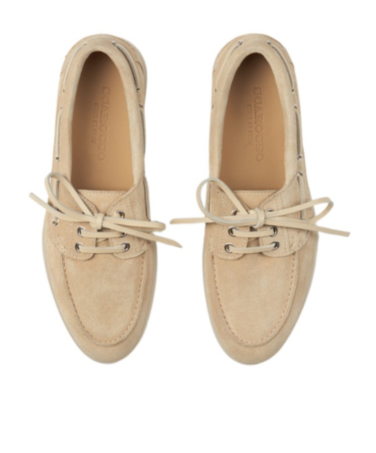 Scarosso Lia Boat Shoes In Yellow