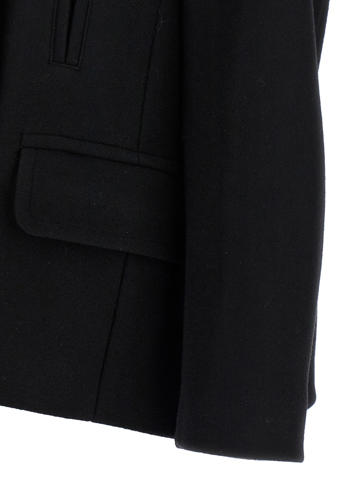 Dries Van Noten Lapel Long-sleeved Suit Jacket In Black