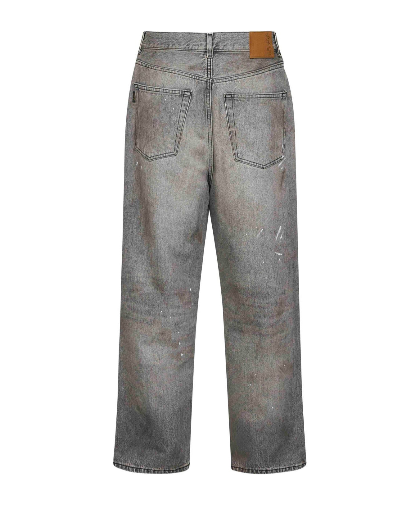 Haikure Five-pocket Denim Trousers In Gray