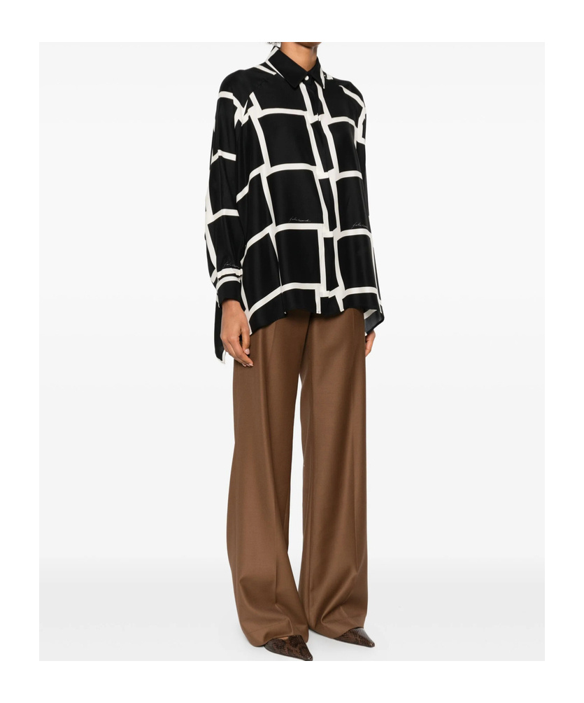 Gianluca Capannolo Button-up Long Sleeve Shirt In Black