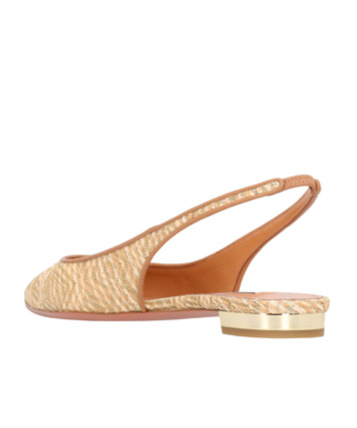 AQUAZZURA OPEN-HEELED FLATS