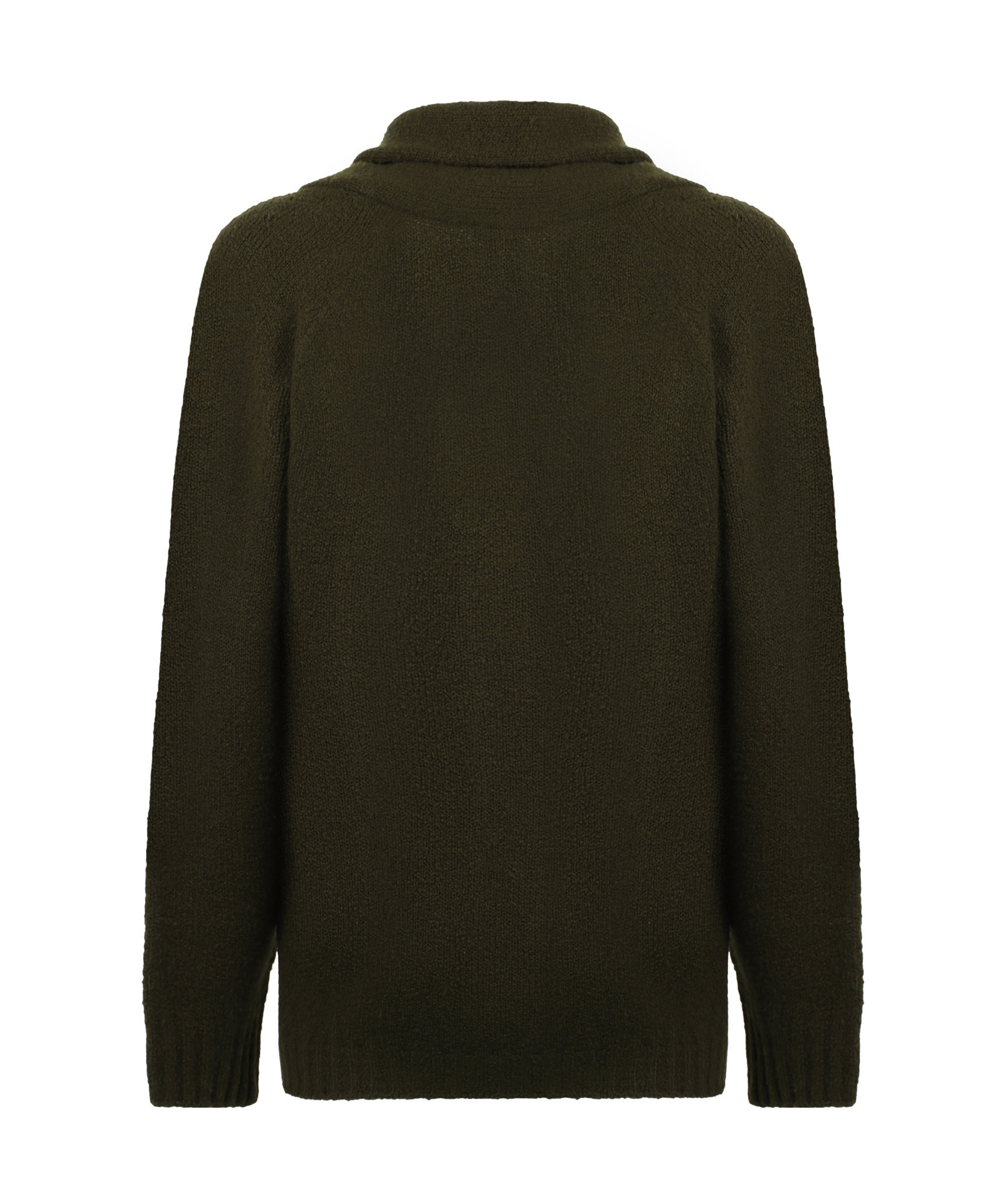 Drumohr Long-sleeved Knitted Cardigan In Black