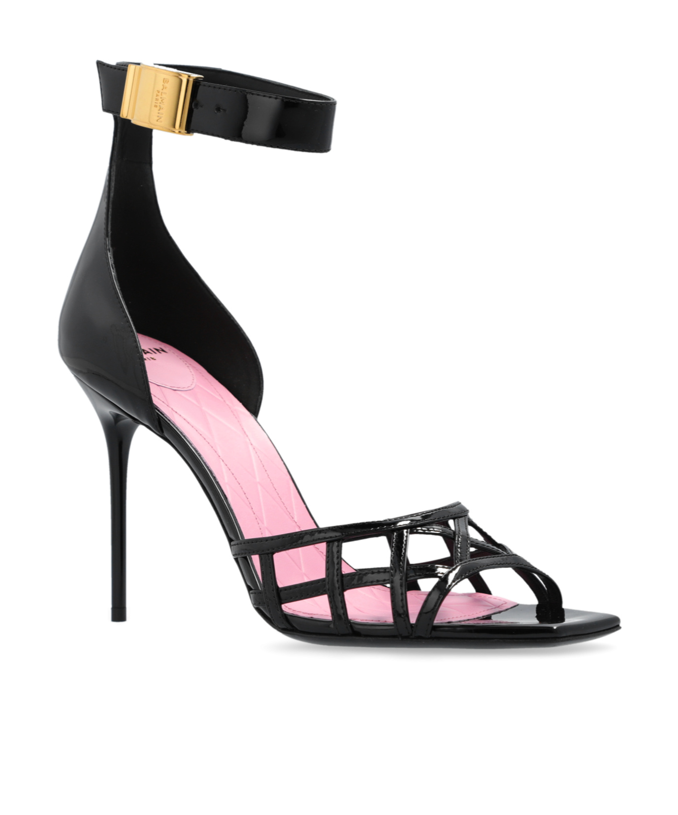 BALMAIN UMA PATENT LEATHER PUMPS 