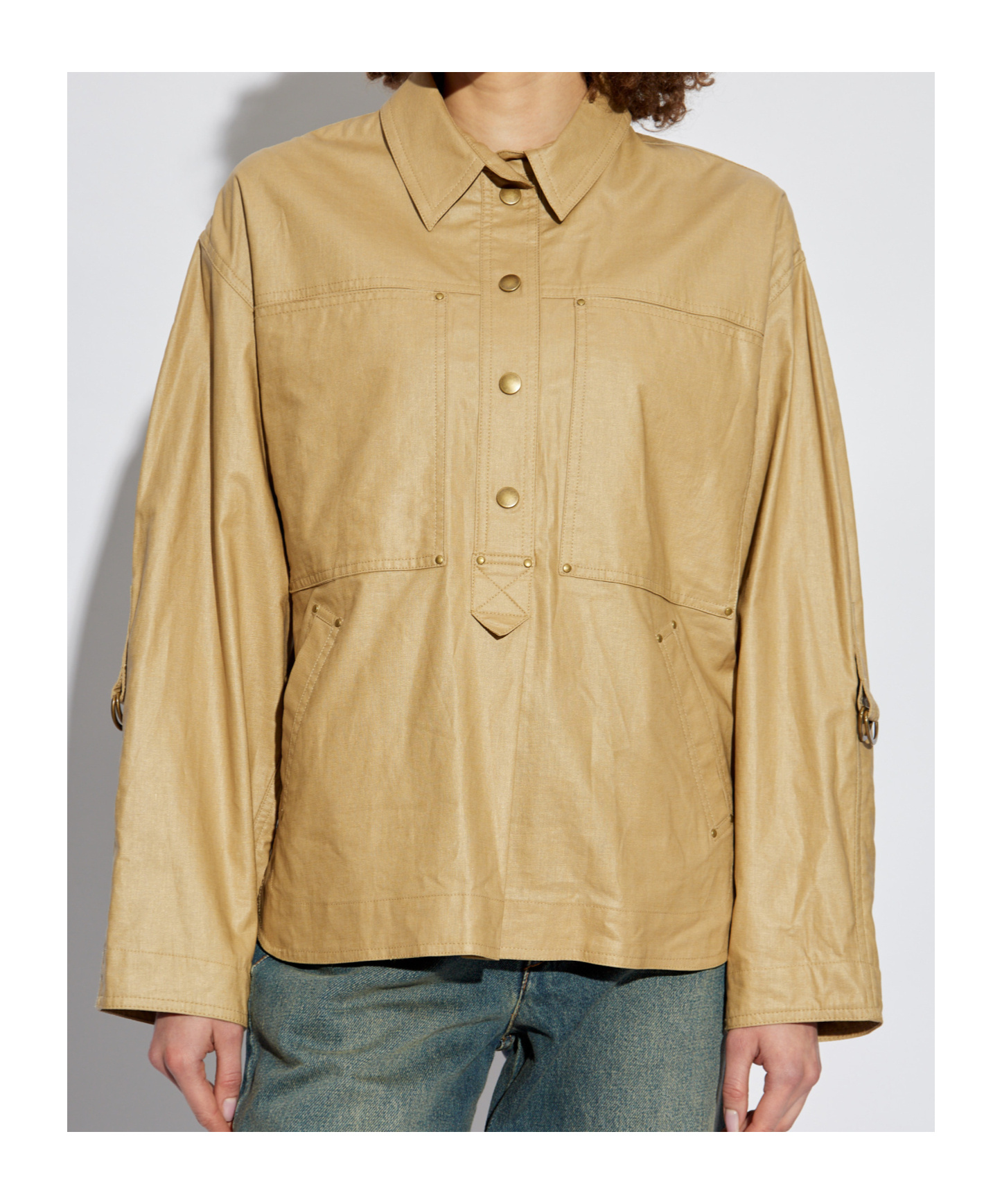 Isabel Marant Florida Shirt In Nude