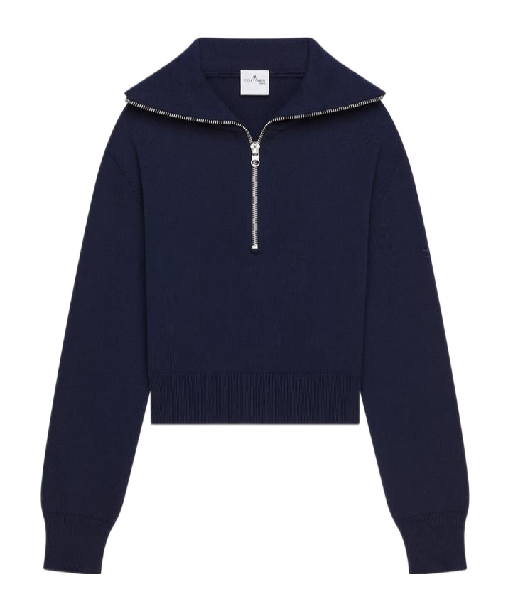 Courrèges Trucker Jumper In Black