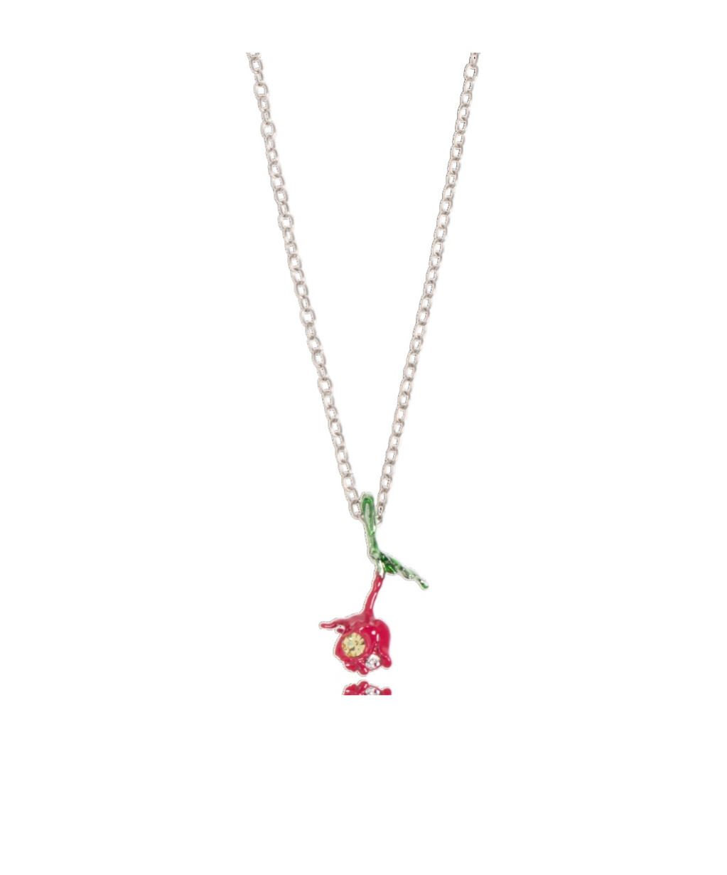 Marni Embellished Chain Linked Necklace In White