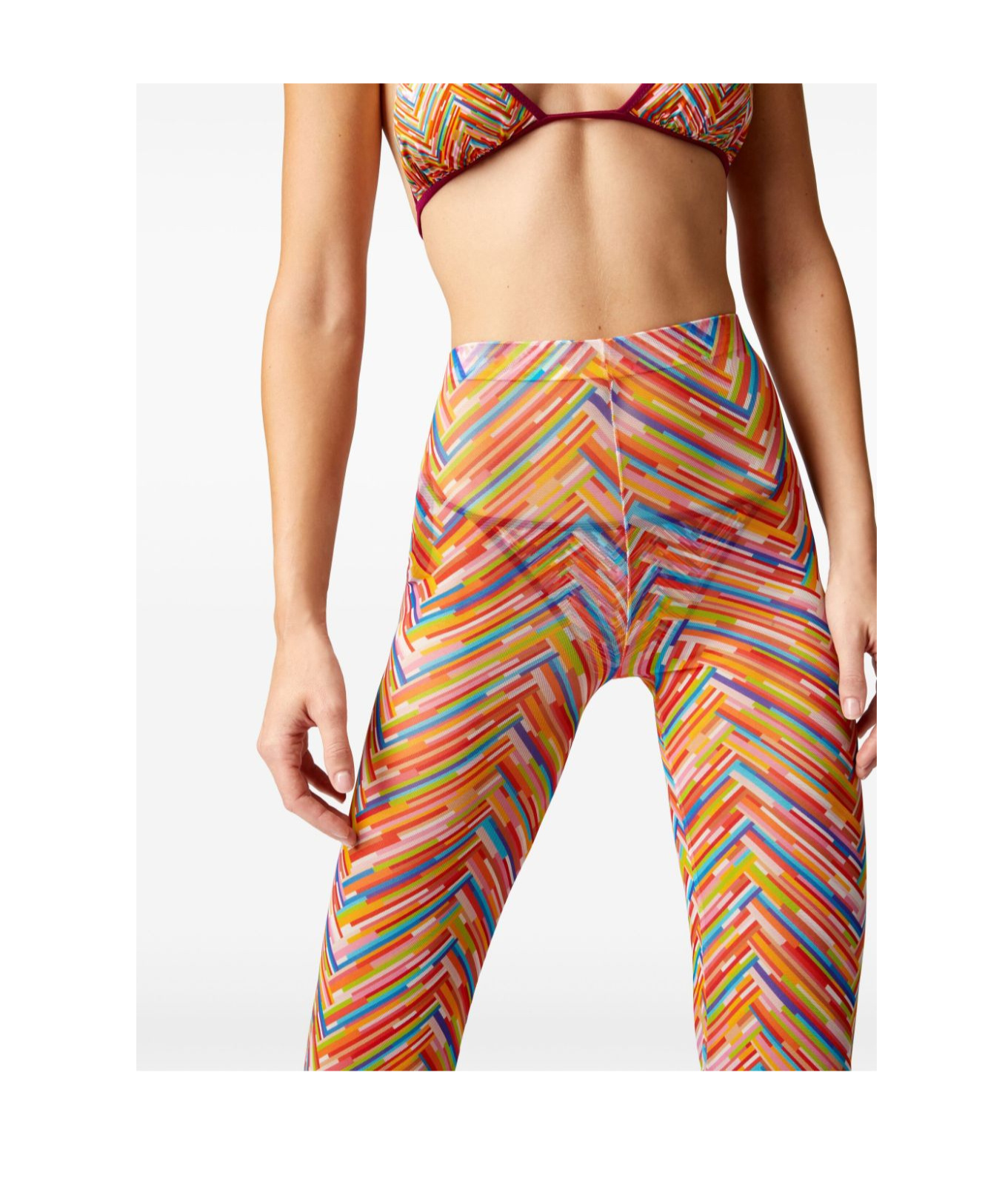 Missoni Zigzag Trousers In Multicolor