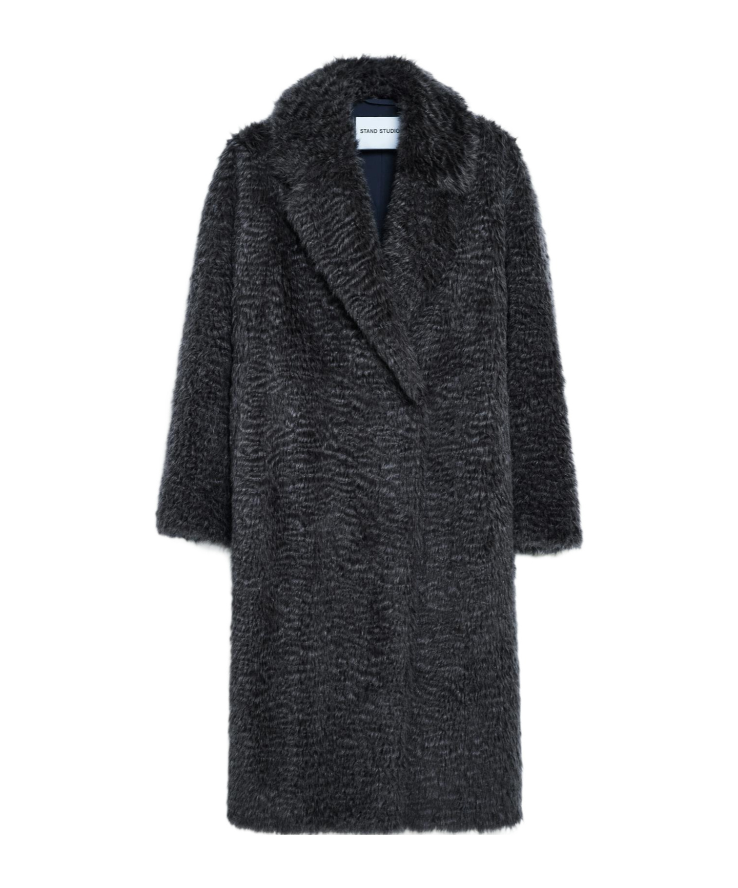 Stand Studio Nicole Fur Coat In Black
