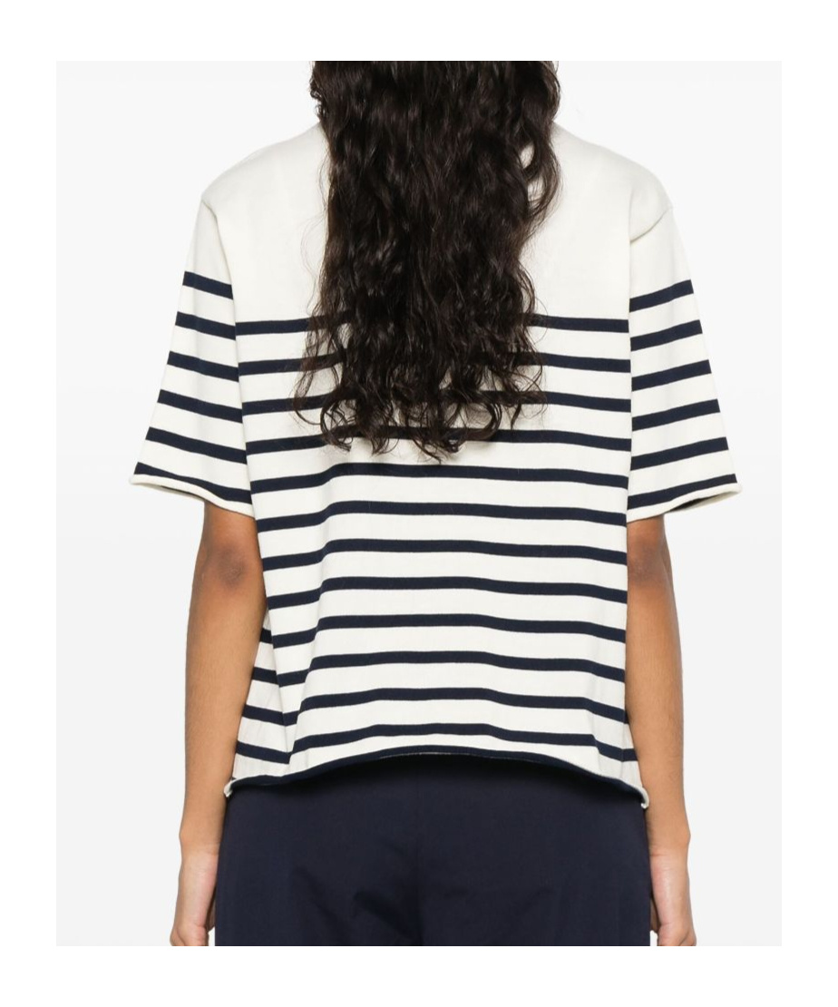 Shop Semicouture Ombeline T-shirt In White