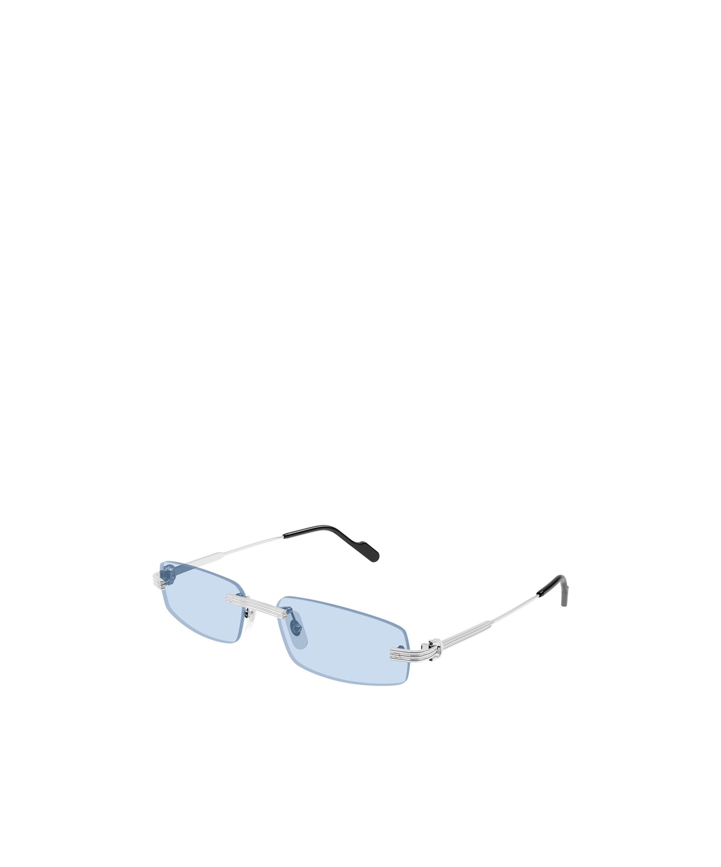 Cartier Rectangular Sunglasses In Blue