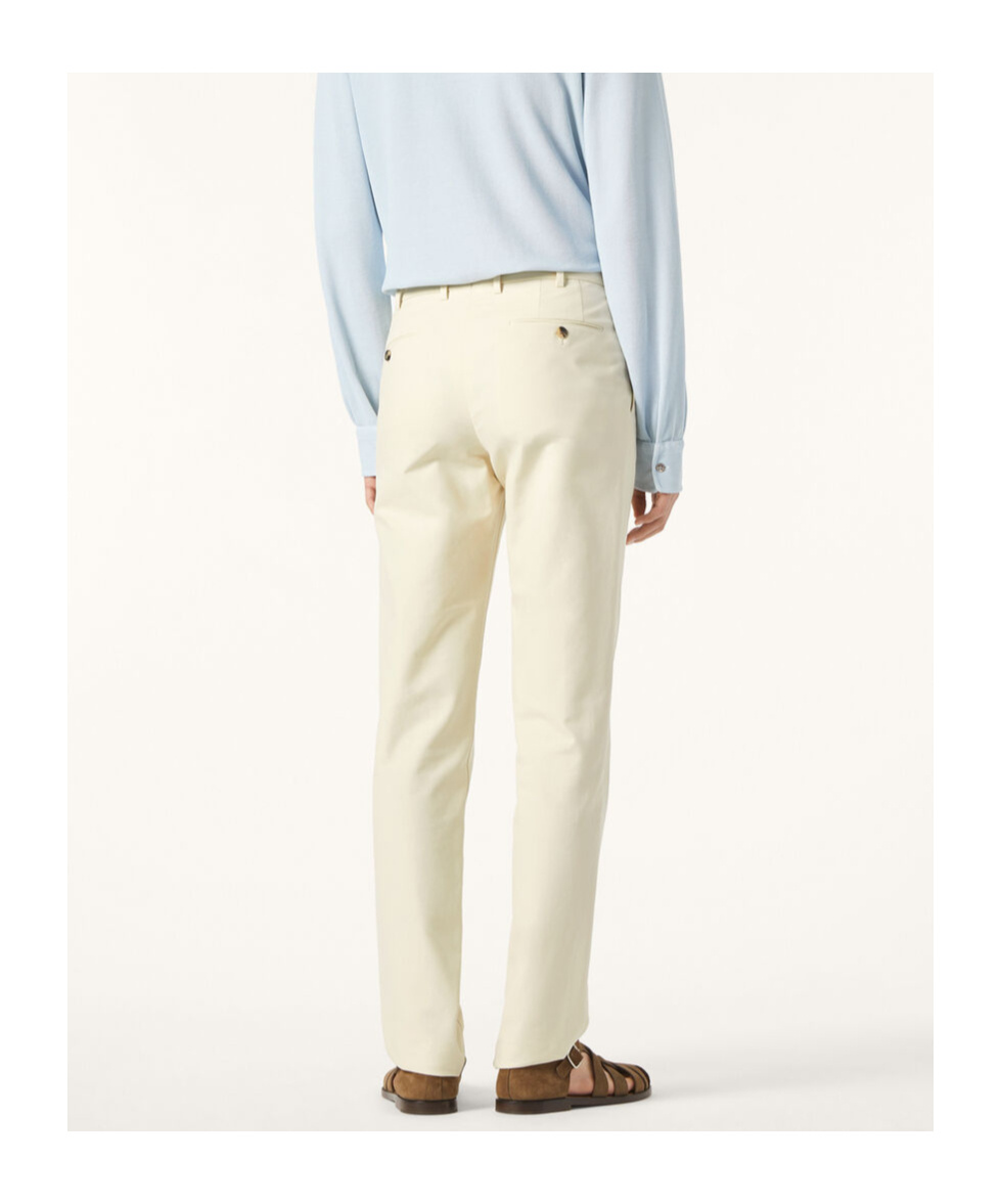 LORO PIANA BELT-LOOP CASUAL PANTS