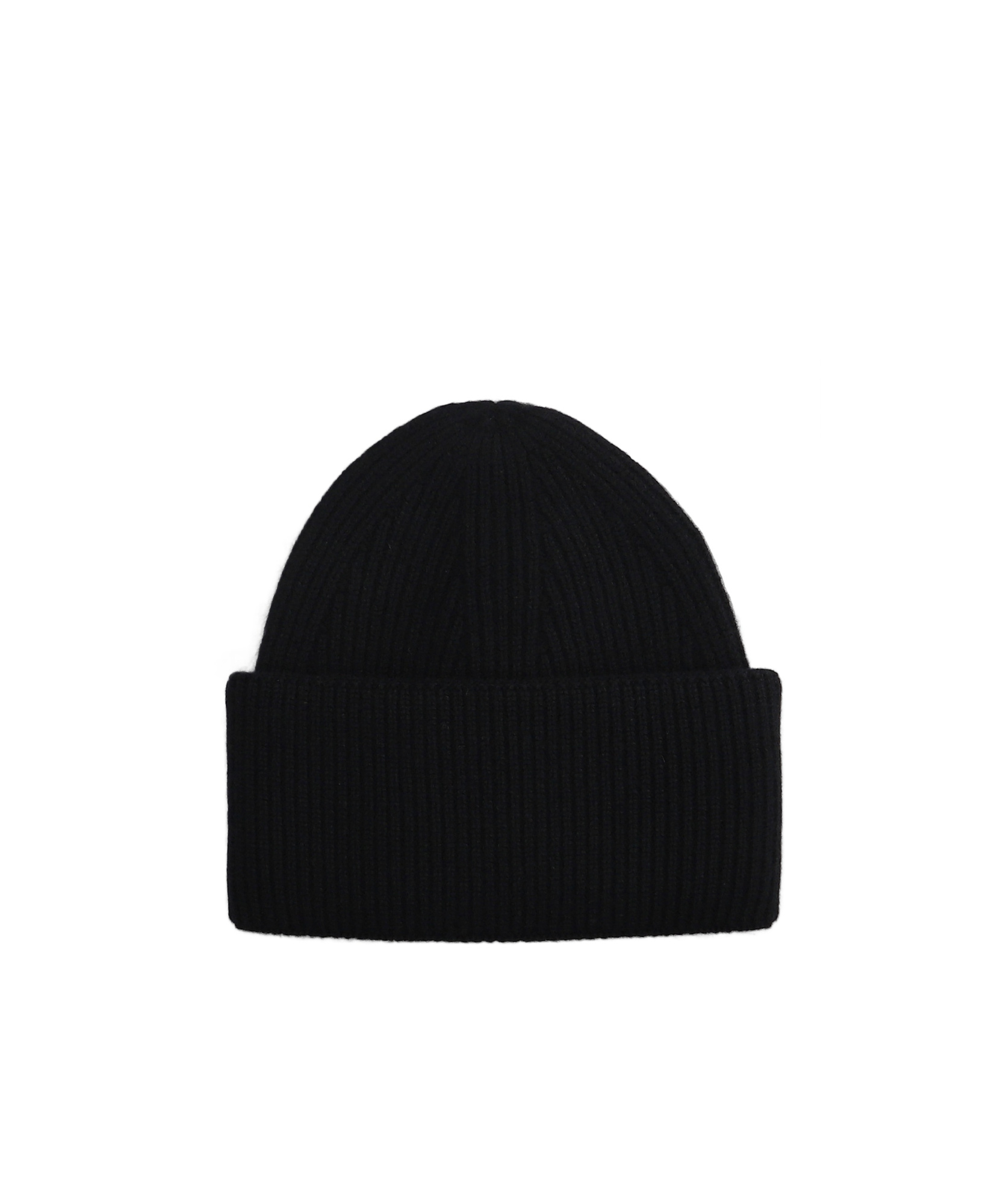 Laneus Ribbed Beanie In Black