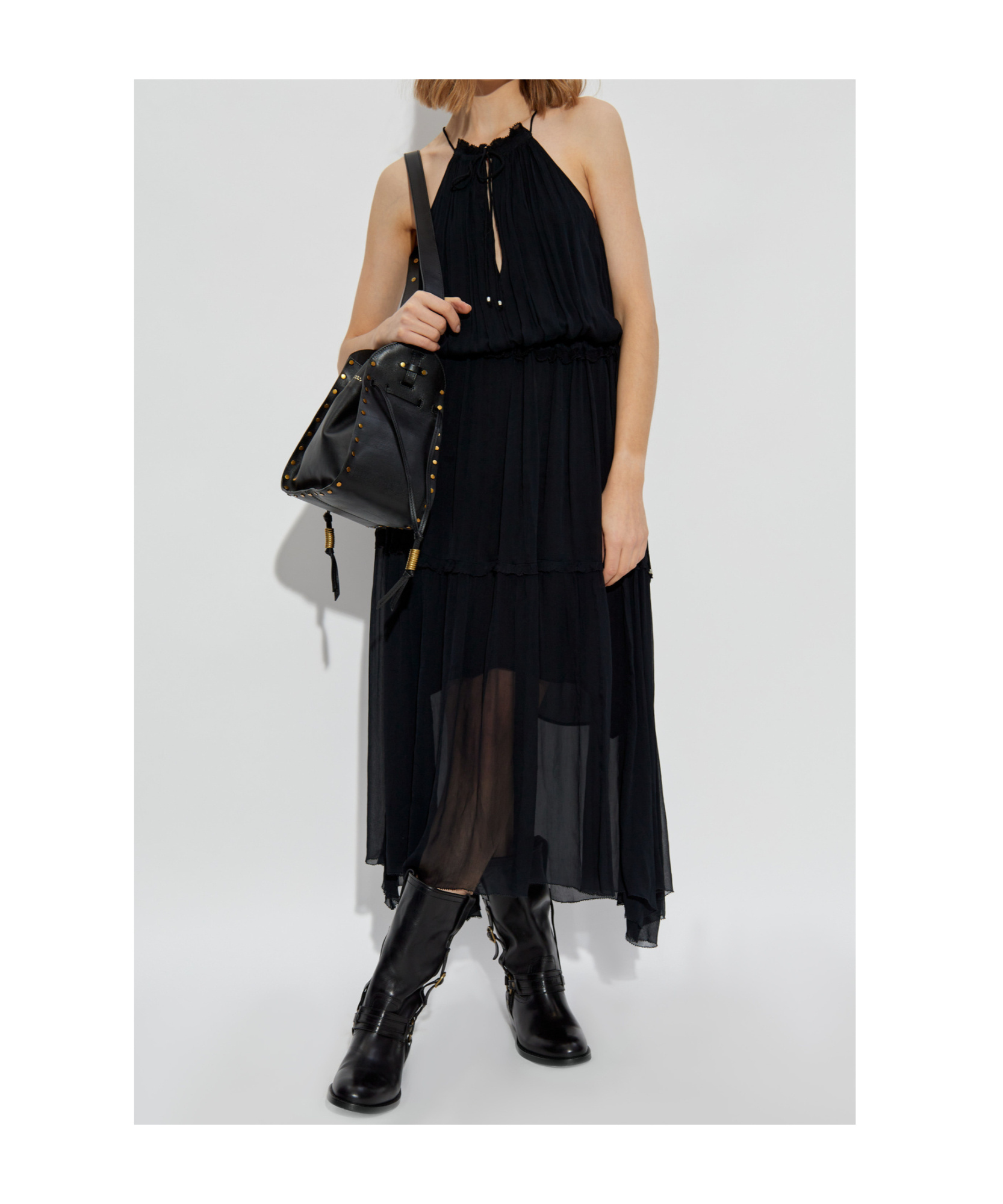 Shop Isabel Marant Étoile Alita Maxi Dress In Black