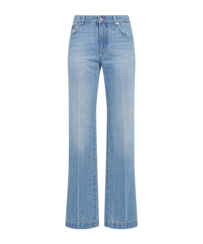 Dolce & Gabbana Classic Flared Jeans With High Waist