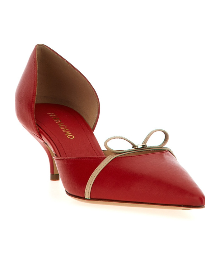 Ferragamo Gyoia Pointed High Heels In Red