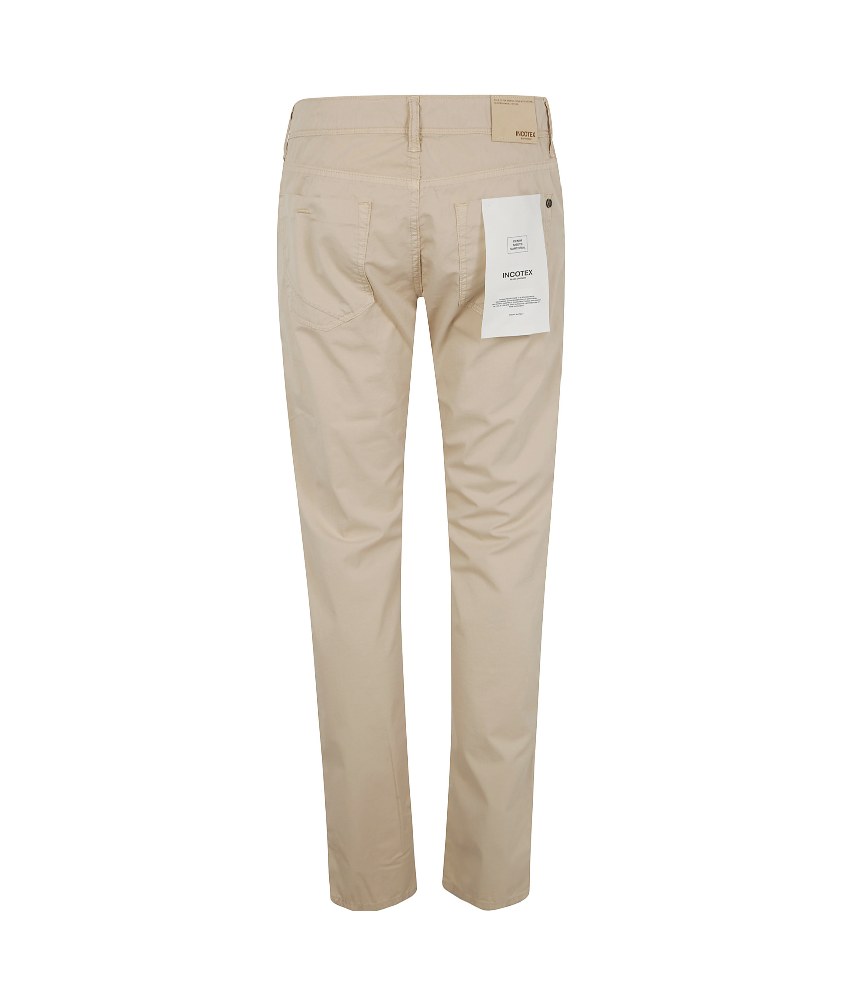Incotex Belt Loop Jeans In Nude