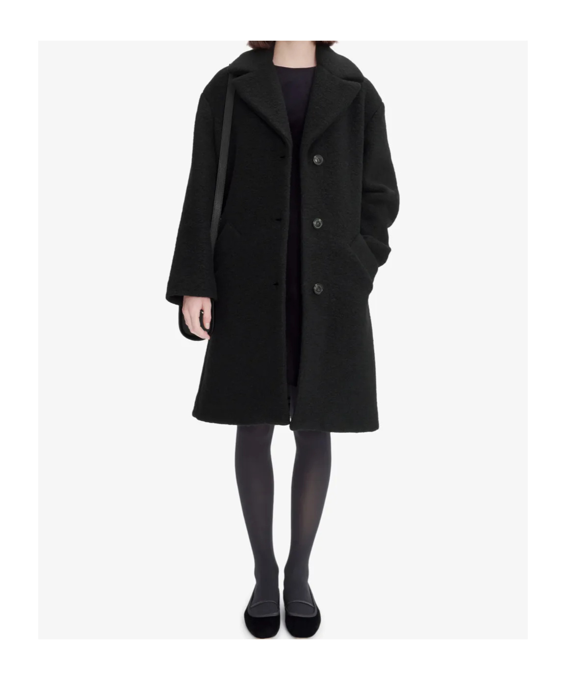 Apc Ninon Coat In Black