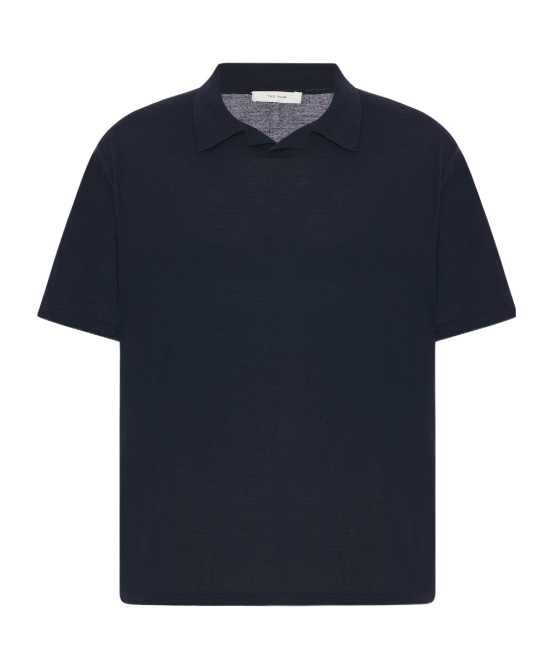 The Row Mauro Short-sleeved Polo T-shirt In Blue