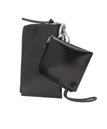 Dries Van Noten Zip Opening And Closing Wallet In Black