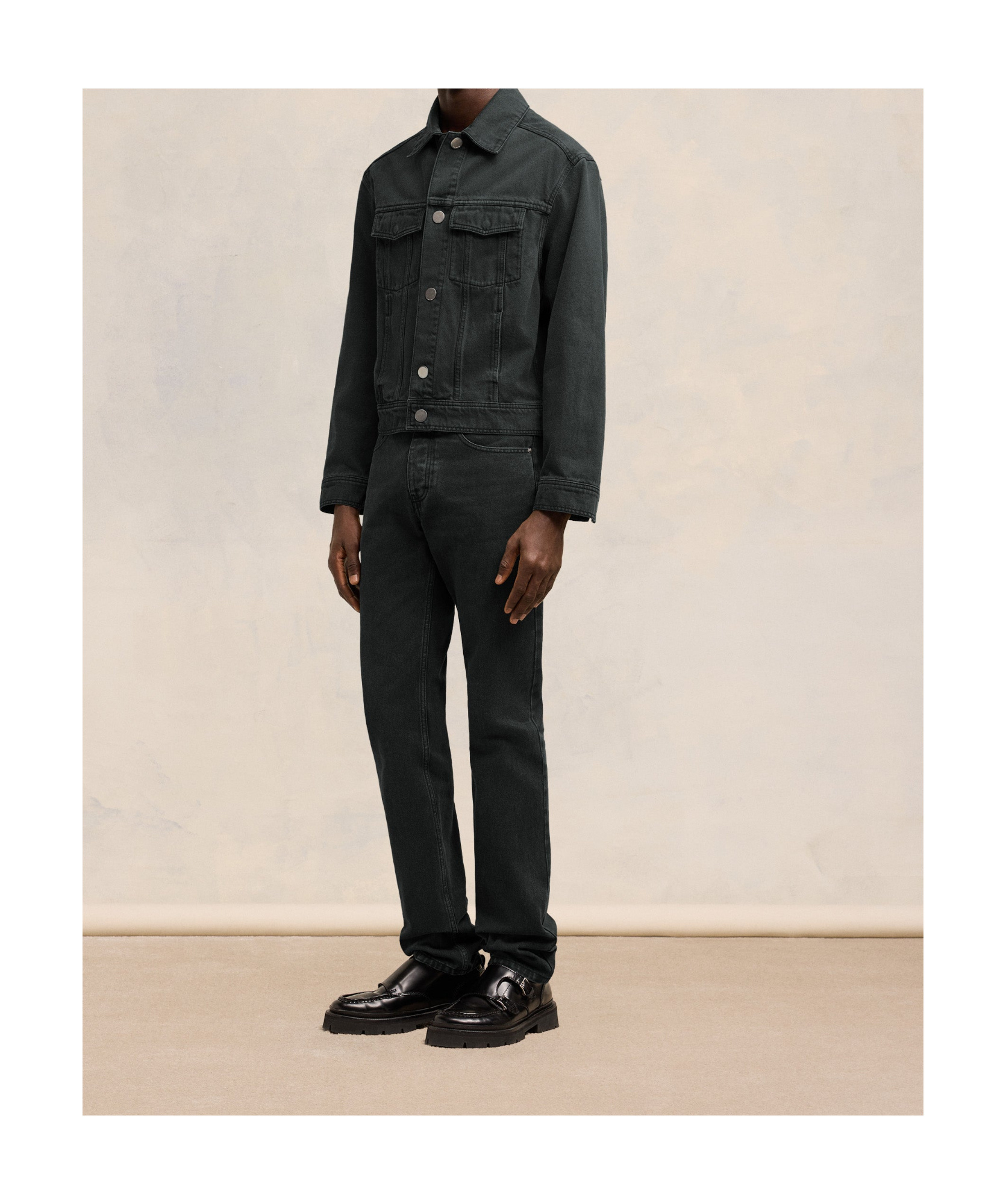 Ami Alexandre Mattiussi Long-sleeved Jacket In Black