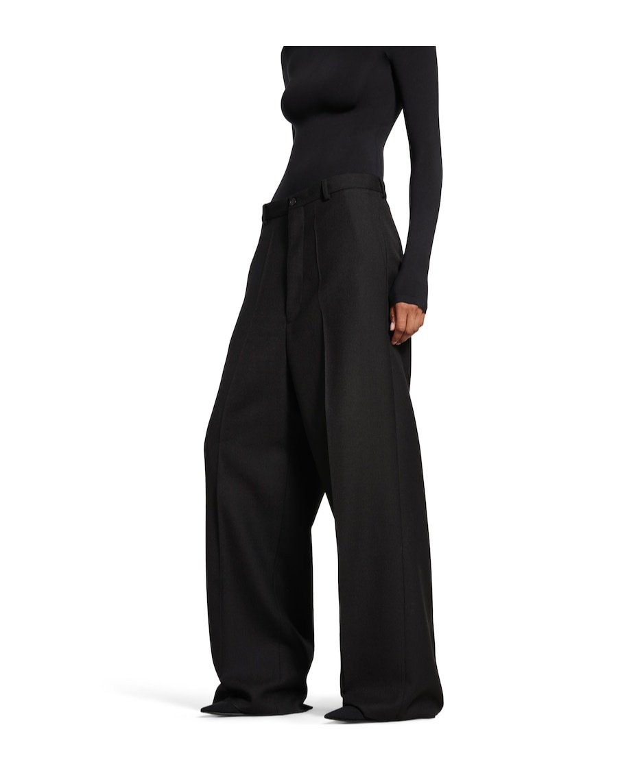 Balenciaga Tuxedo Double Side Pants In Black