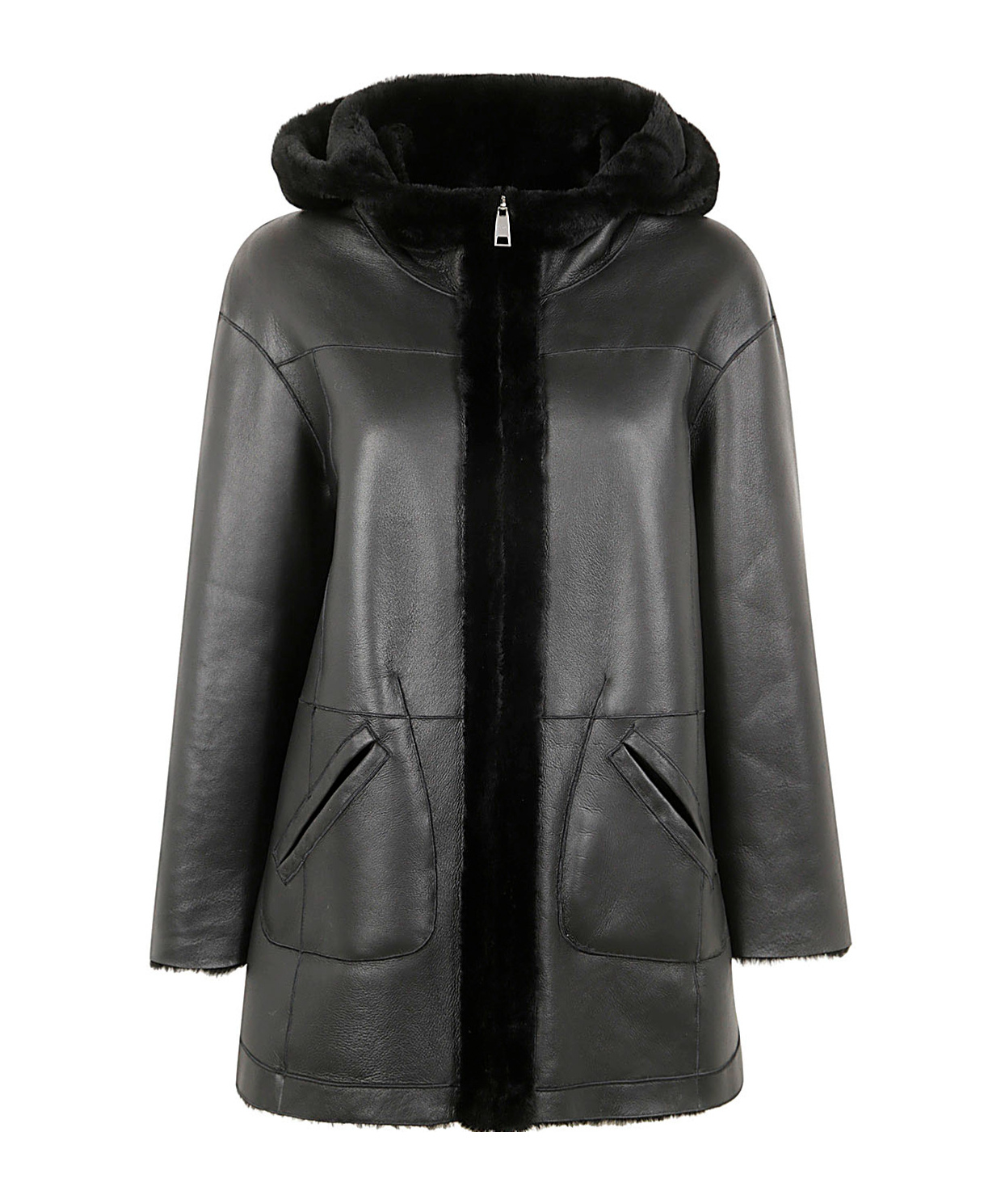 Blancha Shearling Jacket Clothing In Black