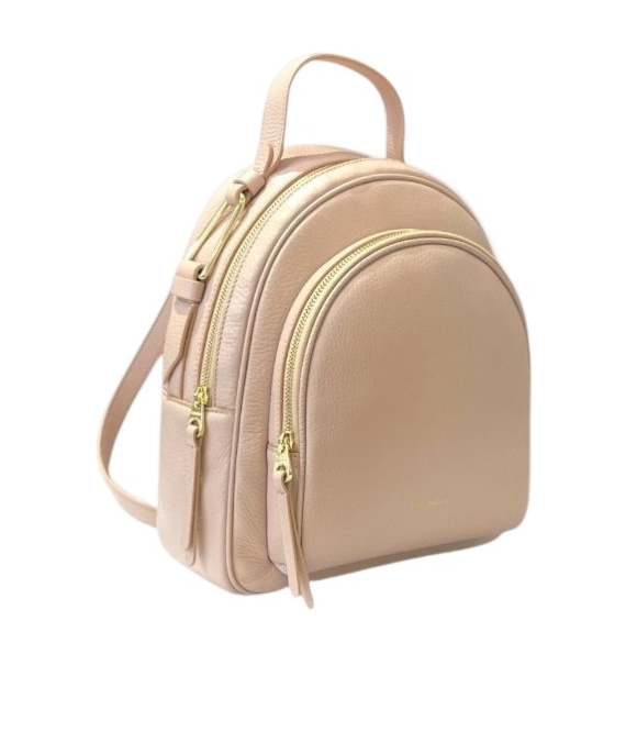 Shop Coccinelle Medium Malory Backpack In Nude