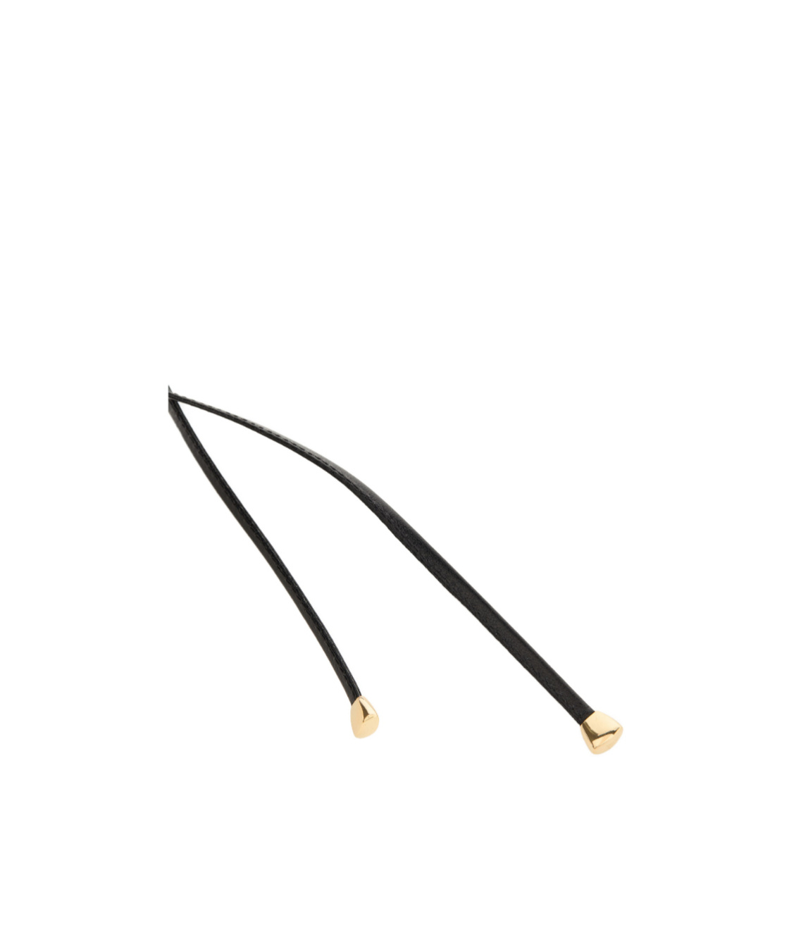 Bottega Veneta Sardine Leather Necklace In Black