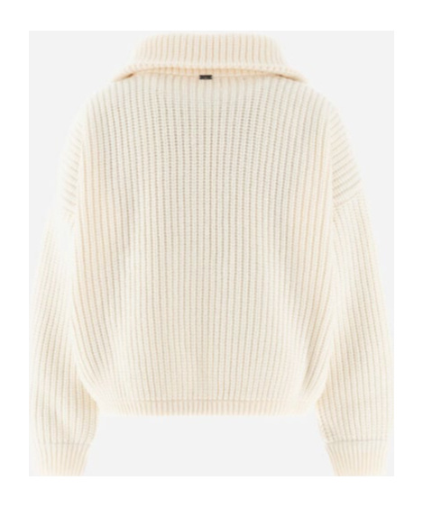 HERNO WOOL ZIPPED CARDIGAN