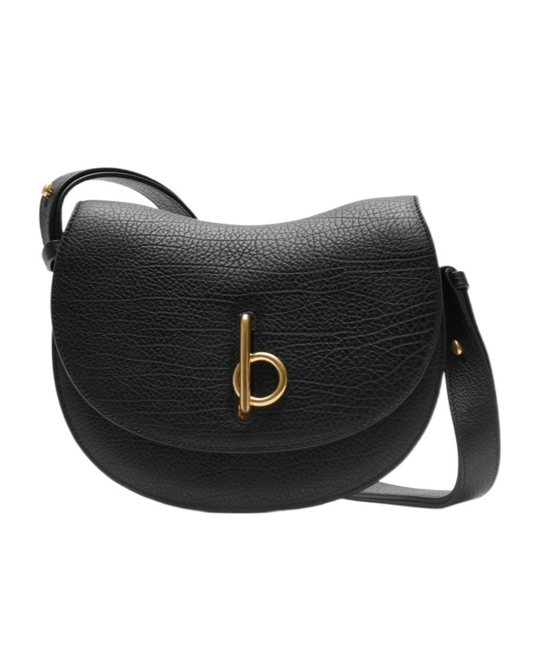 Burberry Women's Elegant Leather Bag For All Occasions In Black