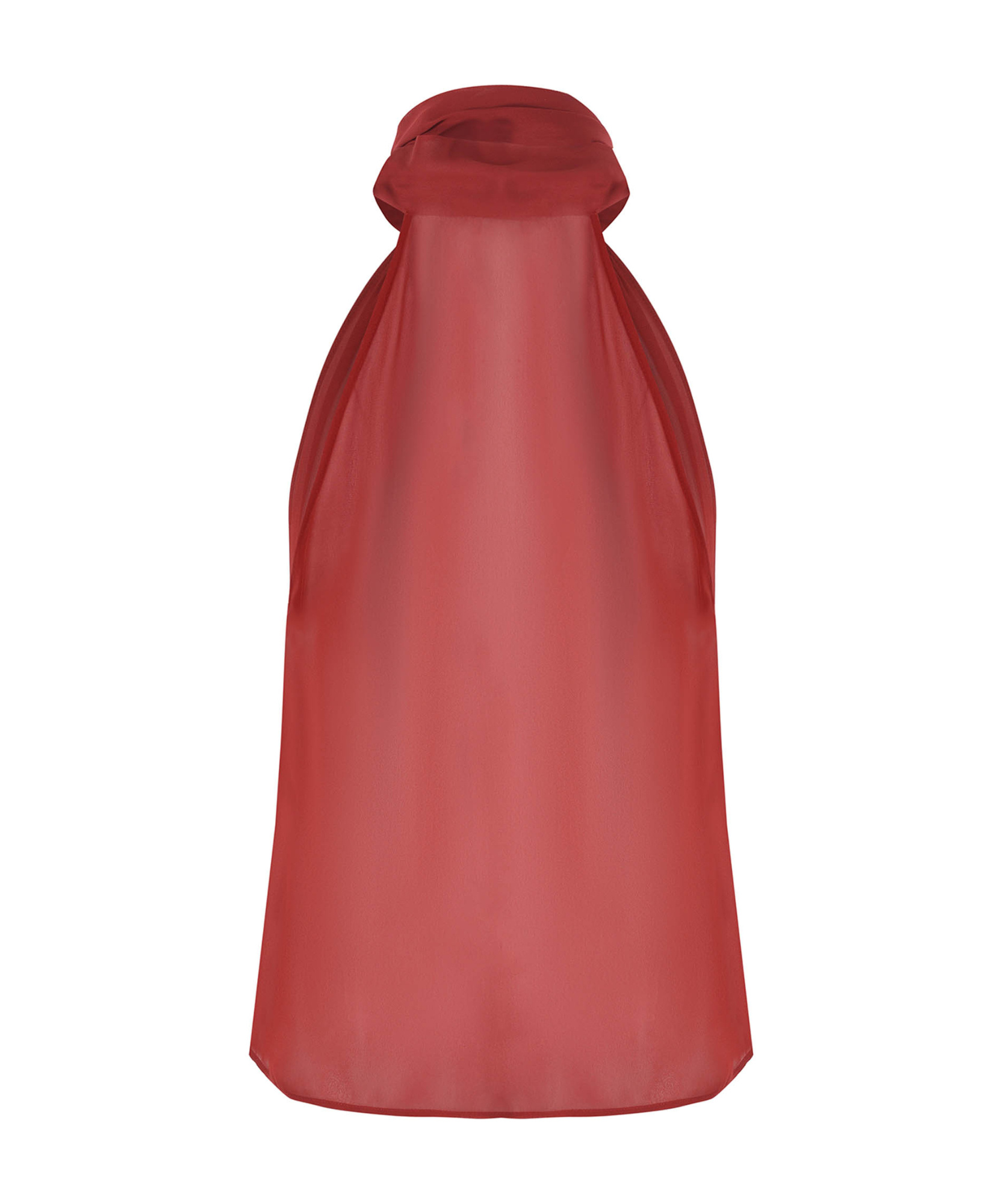PHILOSOPHY DI LORENZO SERAFINI PHILOSOPHY DI LORENZO SERAFINI HALTERNECK SEMI-SHEER CREPE TOP