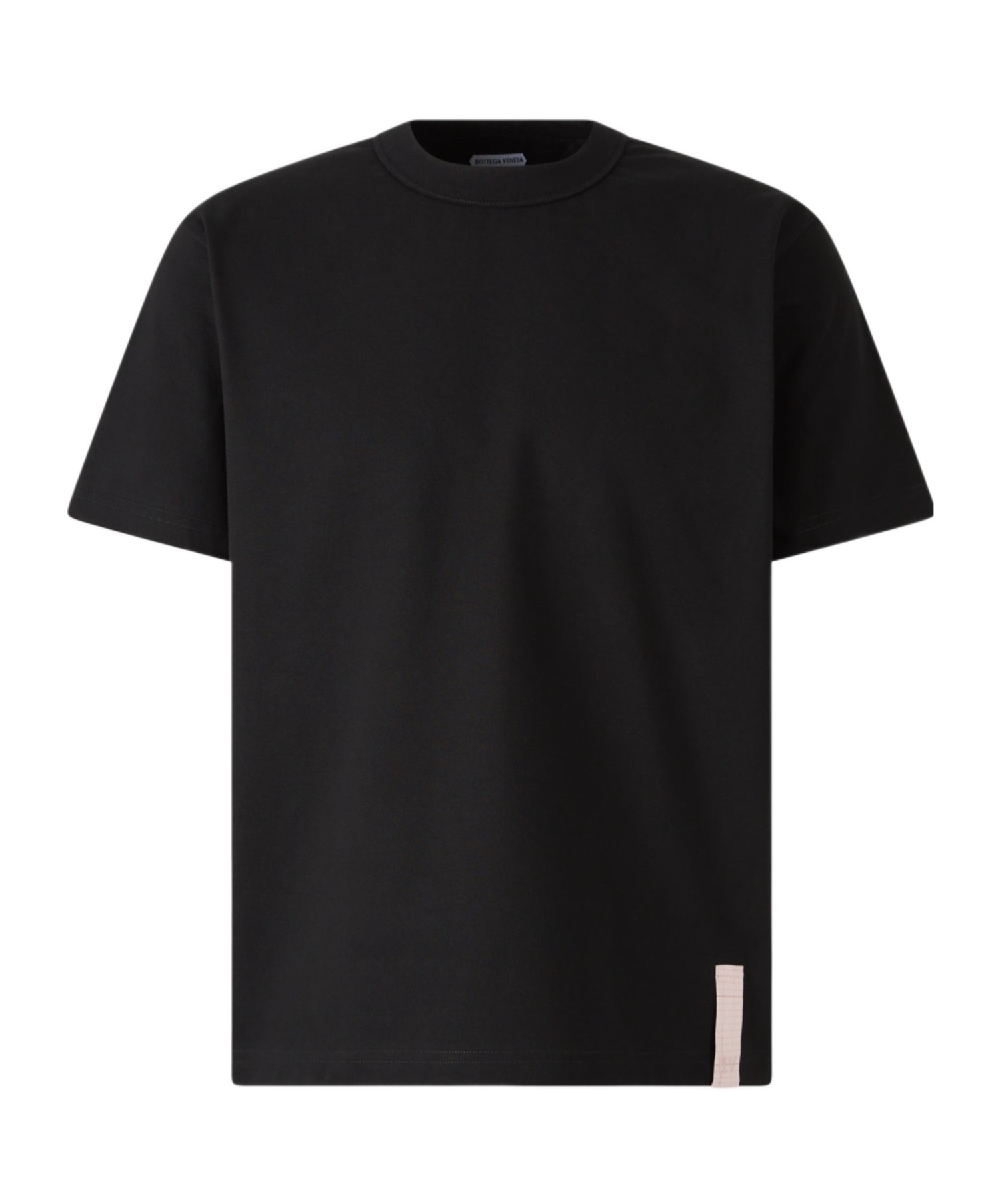 Bottega Veneta Navy Cotton Classic T-shirt In Black