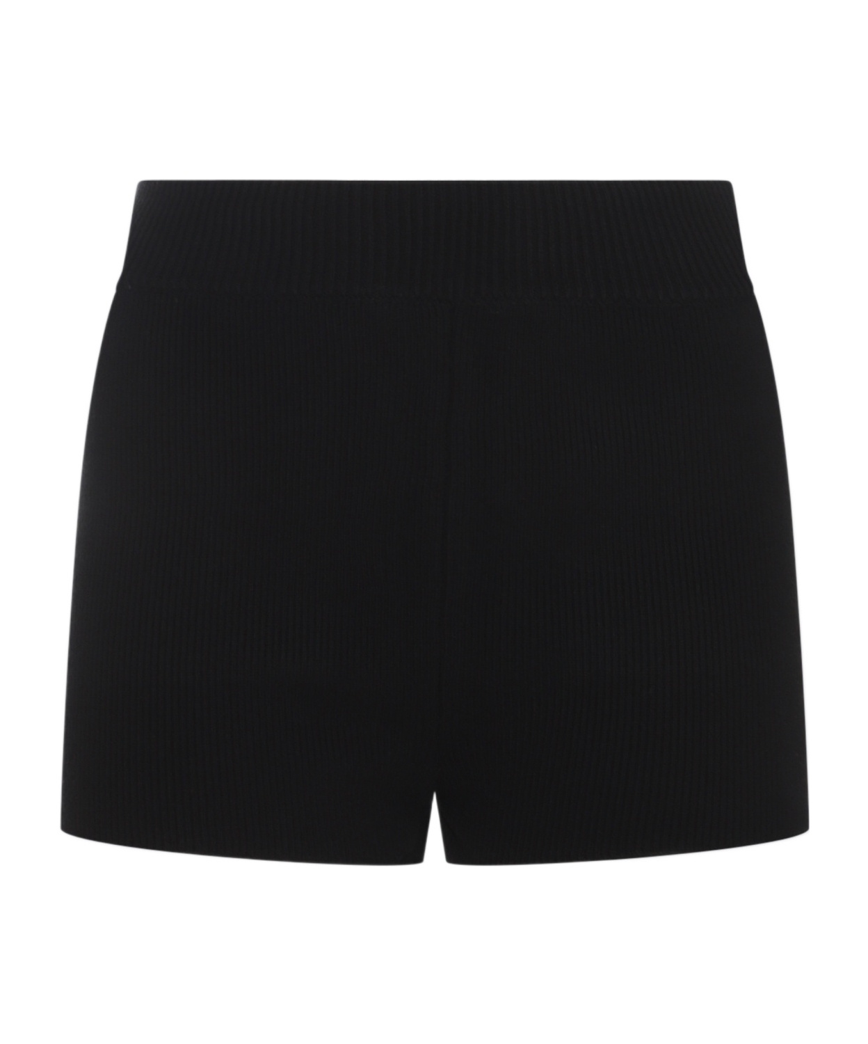 Ami Alexandre Mattiussi Ami Paris Ami De Coeur Knitted Shorts In Black