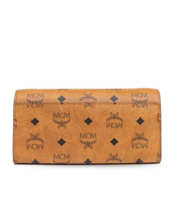 Mcm Rectangular Shape Crossbody Bag With Chain Strap In Nude