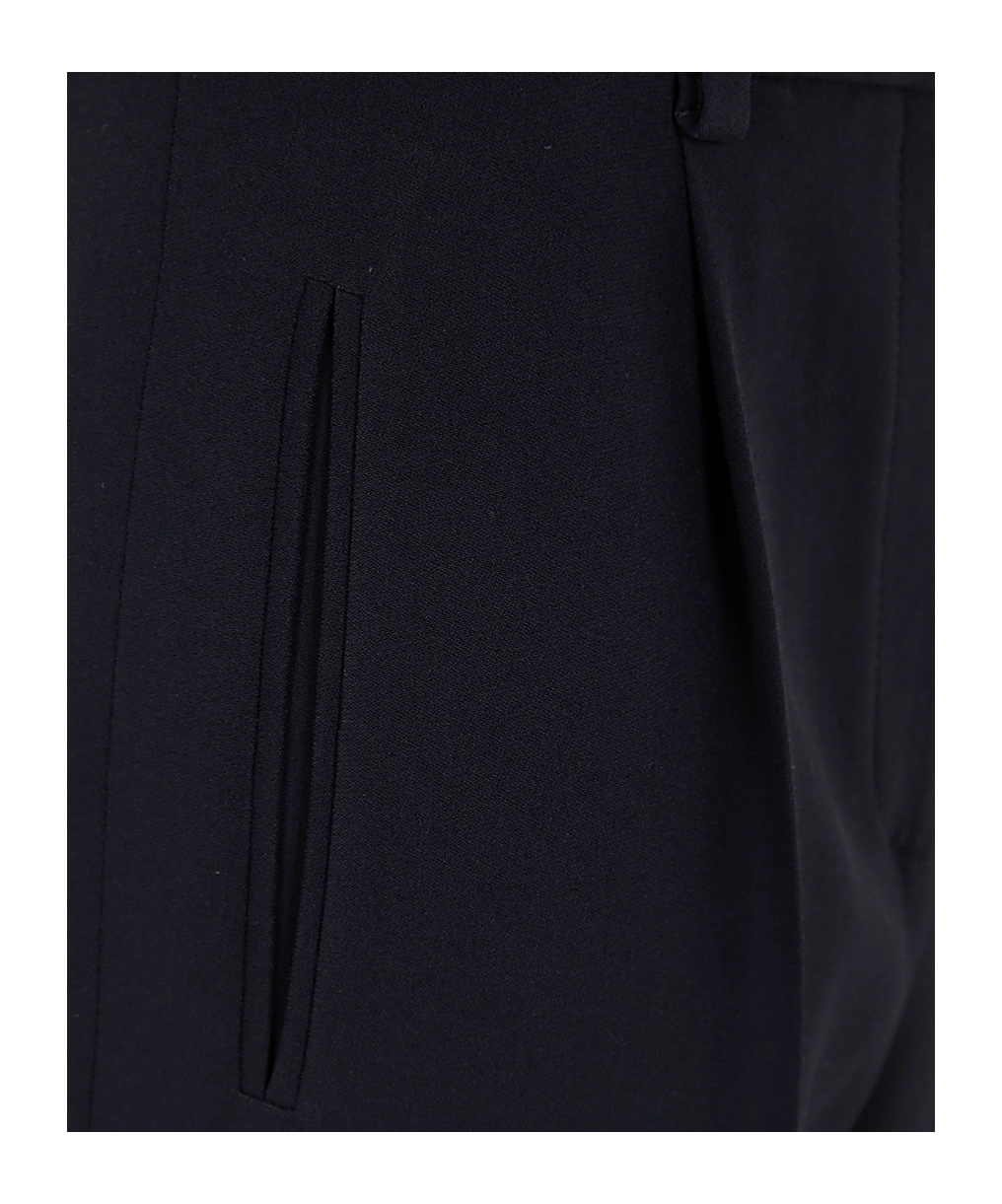 Giorgio Armani Belt-loop Casual Pants In Black