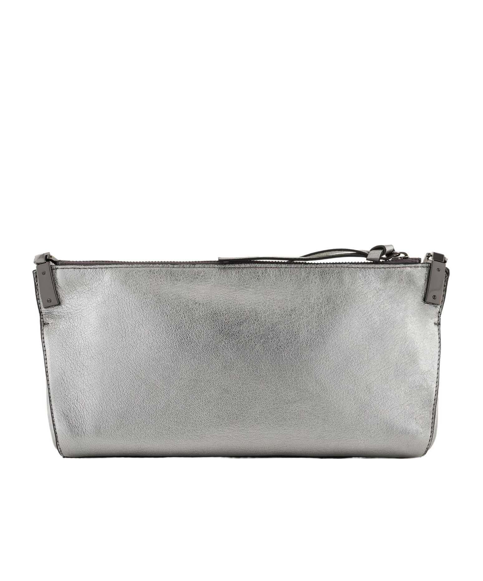 Emporio Armani Chain Shoulder Bag In Gray