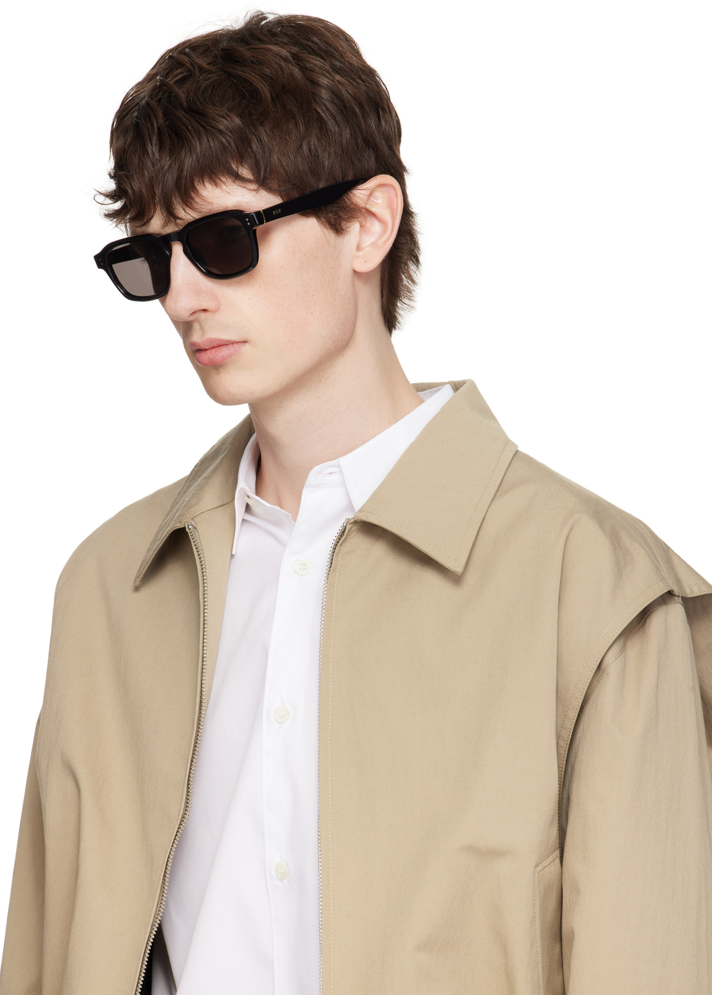 Retrosuperfuture Luce Square-frame Sunglasses In Black