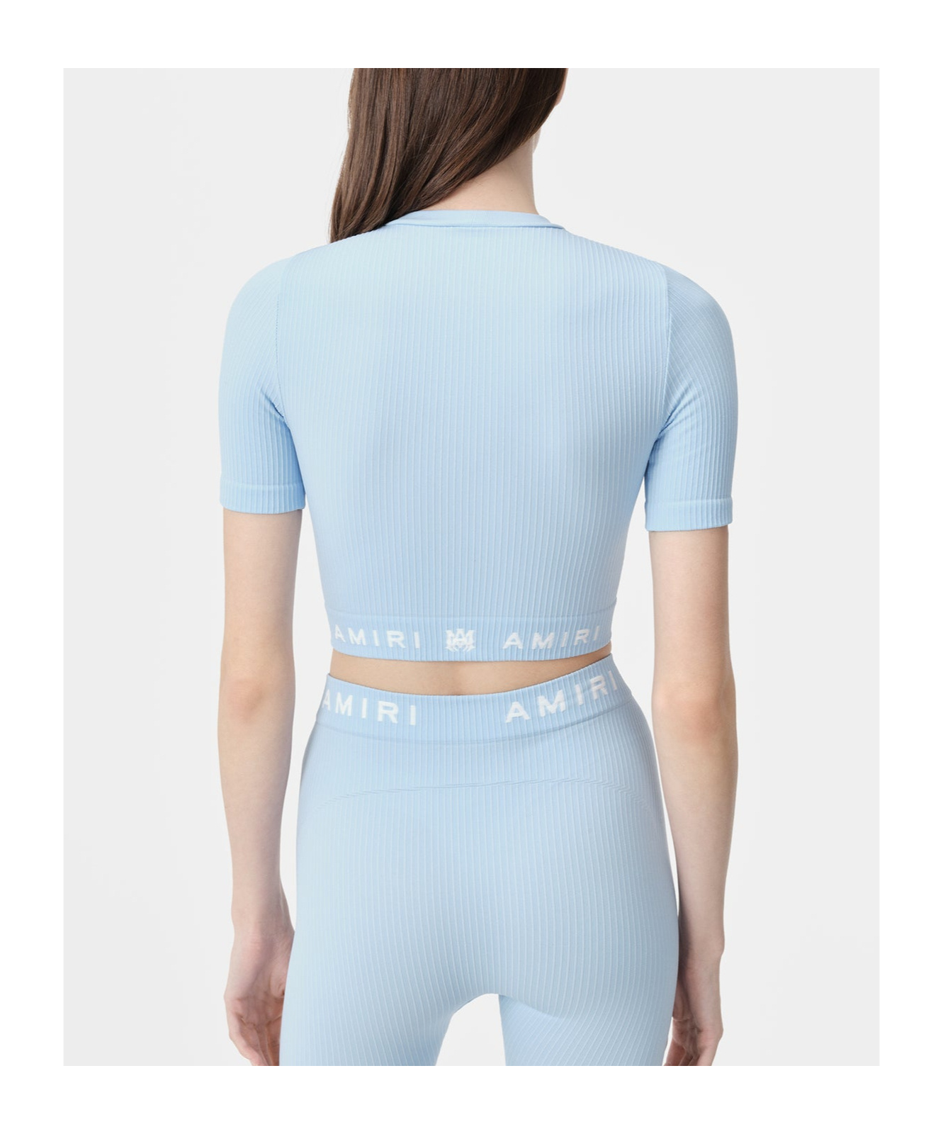 Amiri Short-sleeved T-shirt In Blue