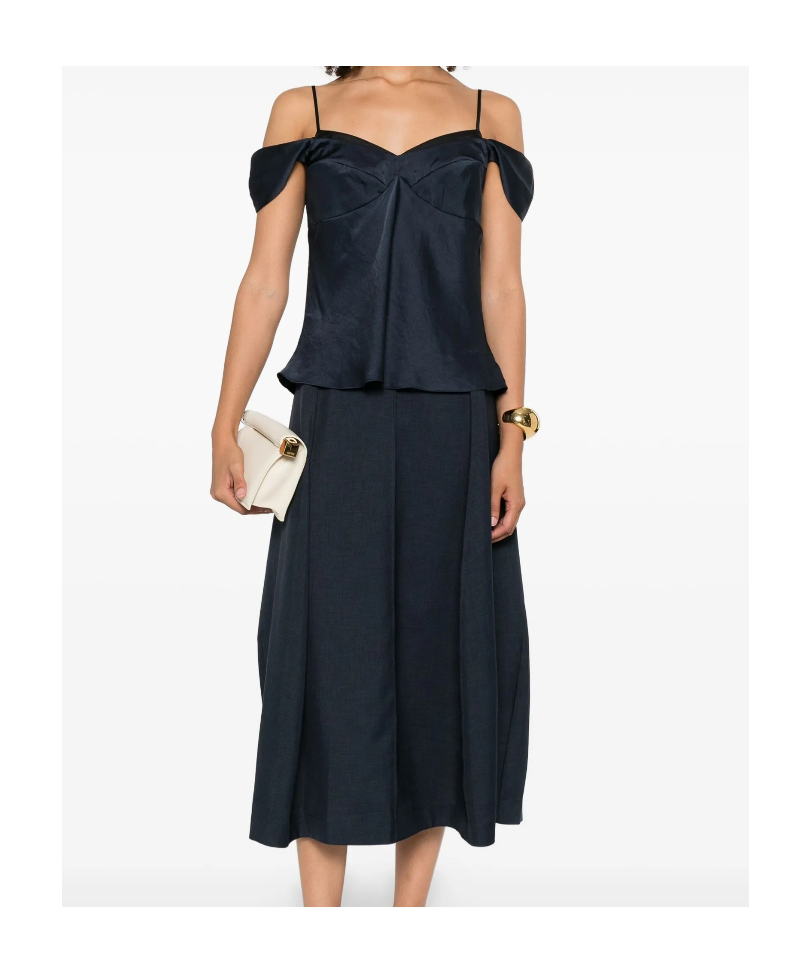 Theory Spaghetti Strap Vest In Blue