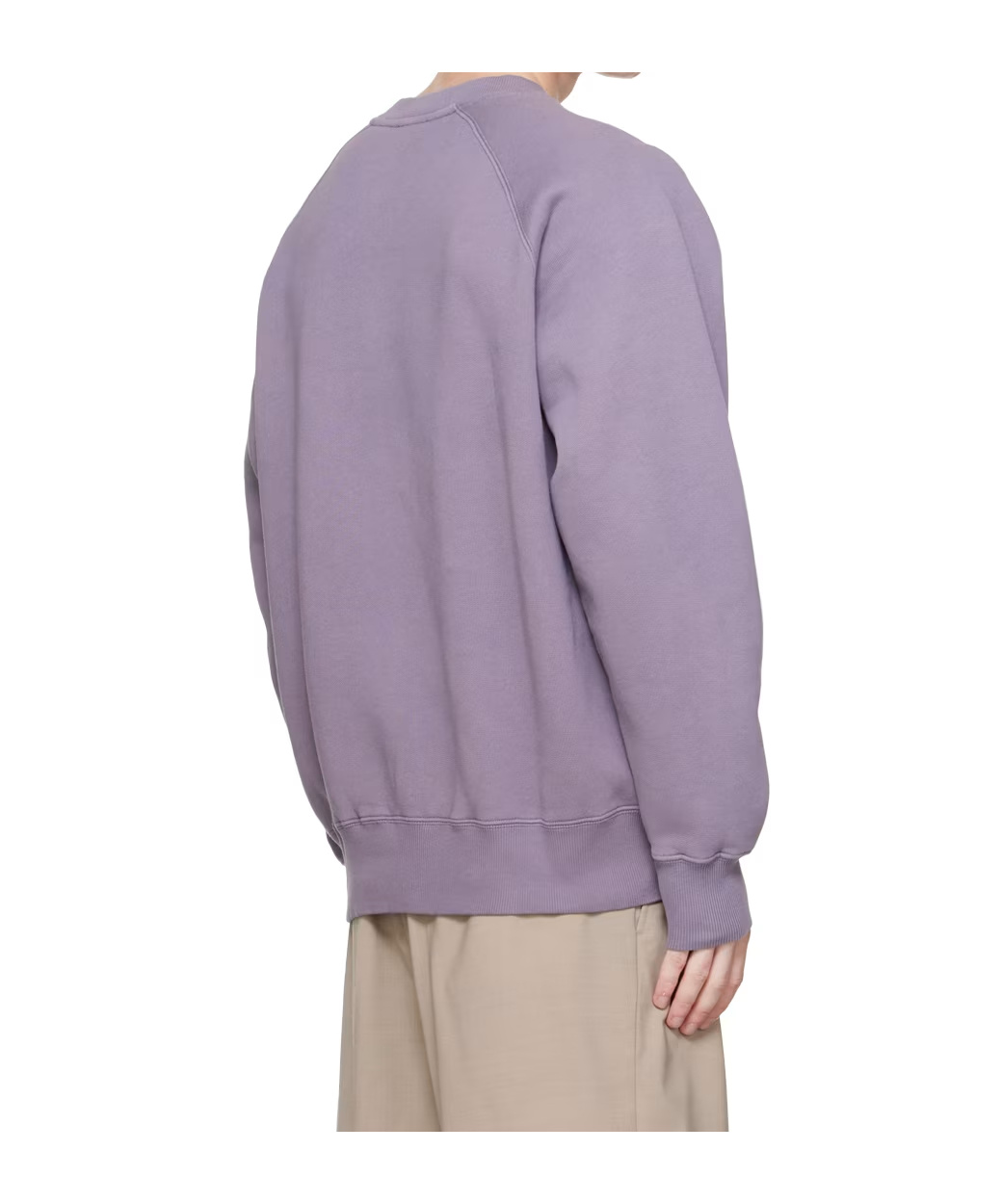 Norse Projects Logo Round-neck Sweater In Purple