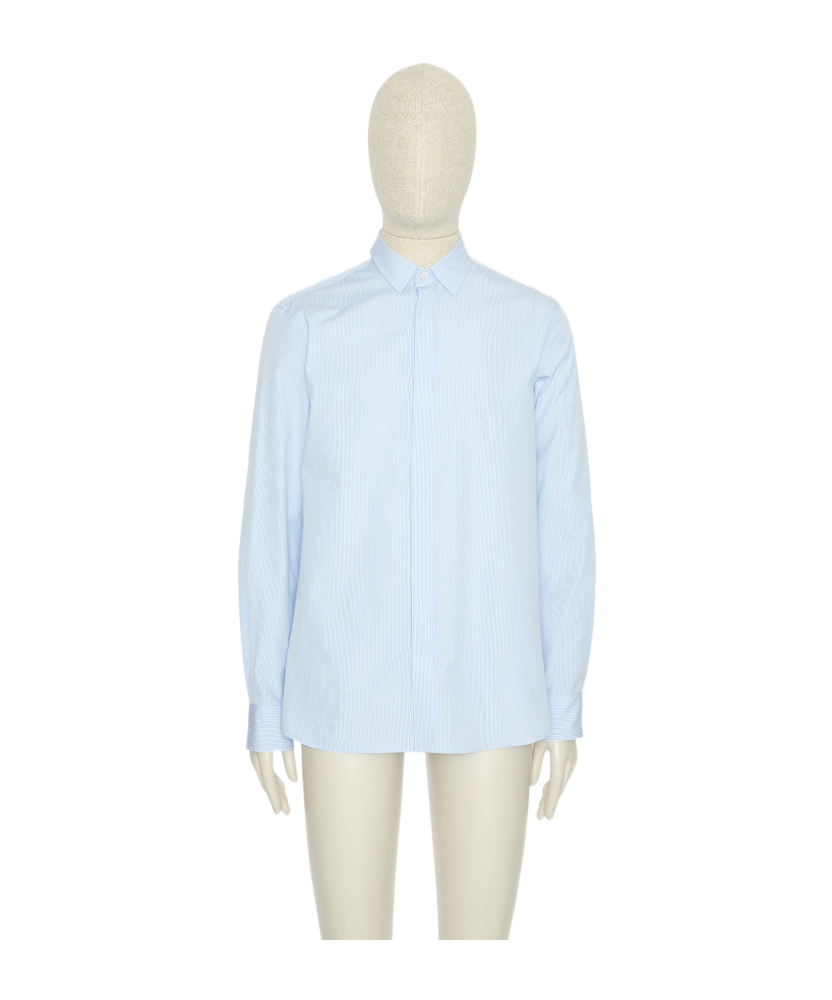 Valentino Long-sleeved Shirt In Blue