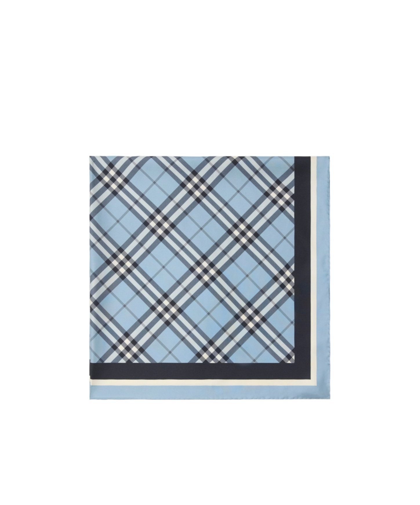 Burberry Check Silk Scarf In Bank