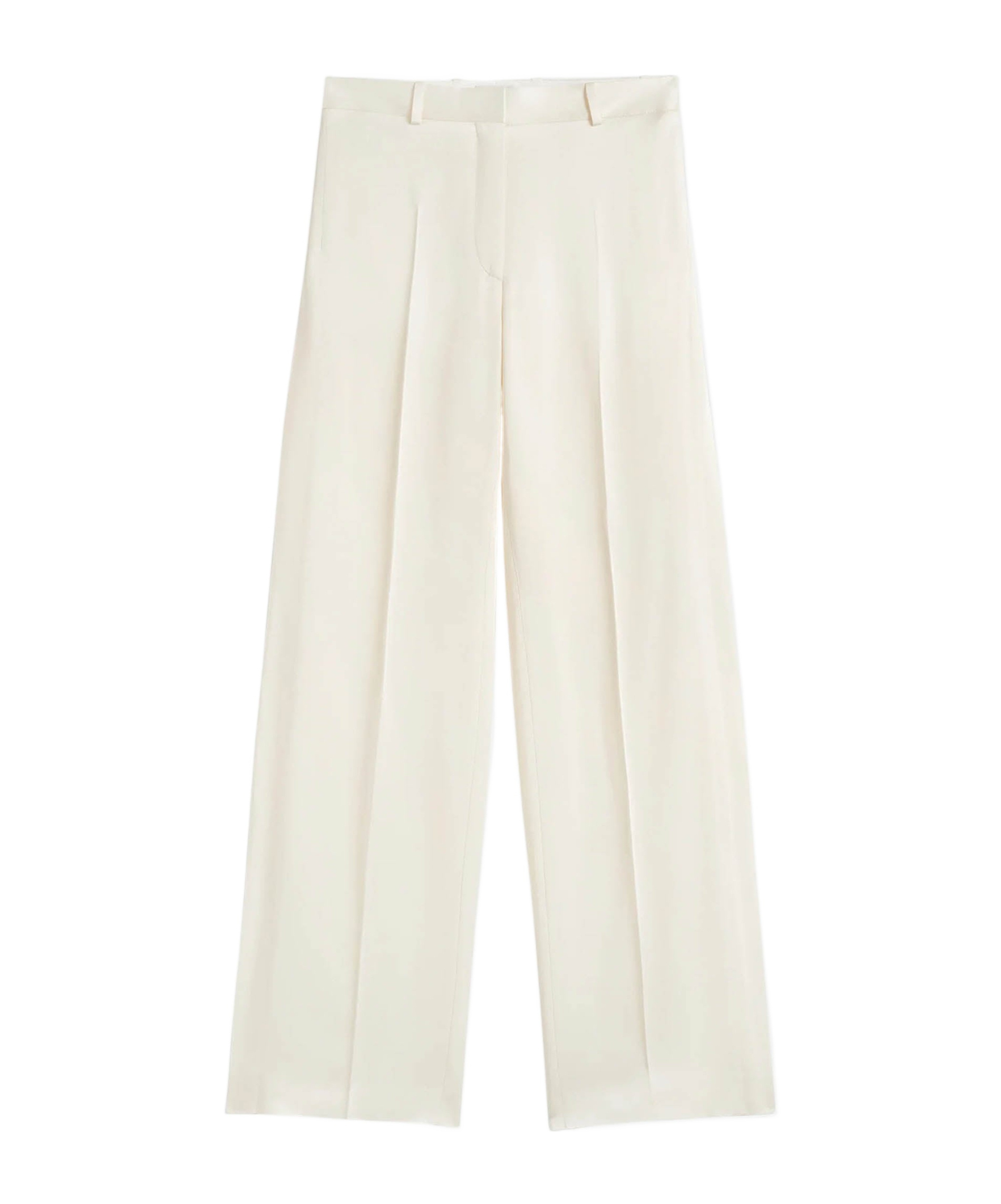 Totême Belt-loop Casual Pants In White