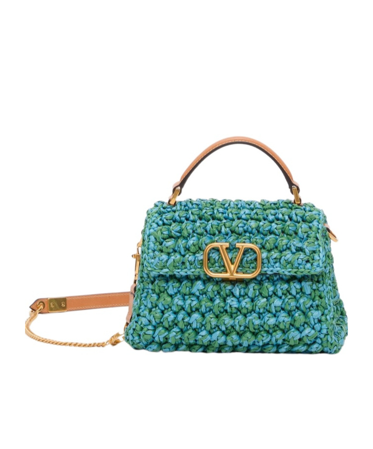 Valentino Flip Shoulder Bag In Blue