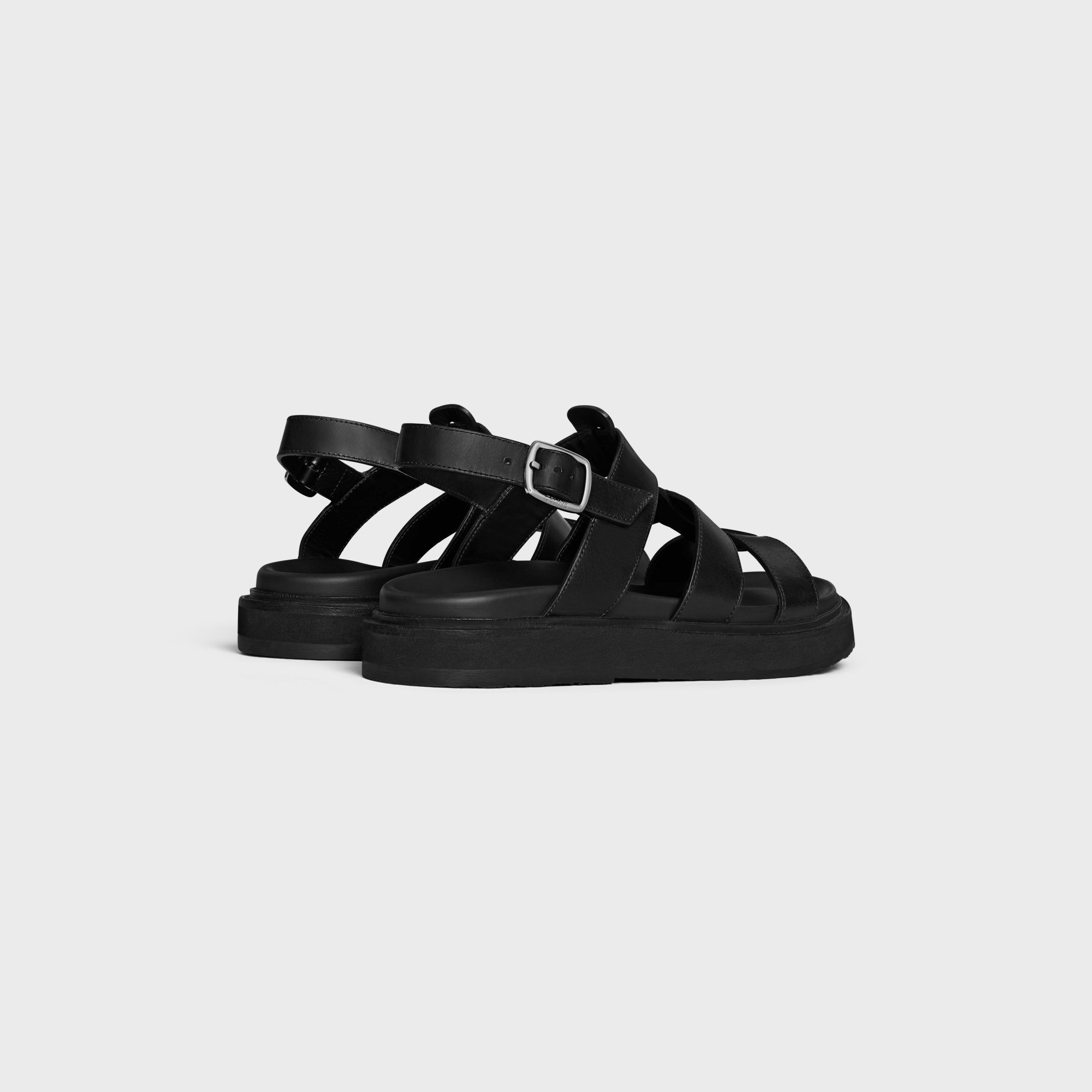 Celine Men Cage Leather Sandals