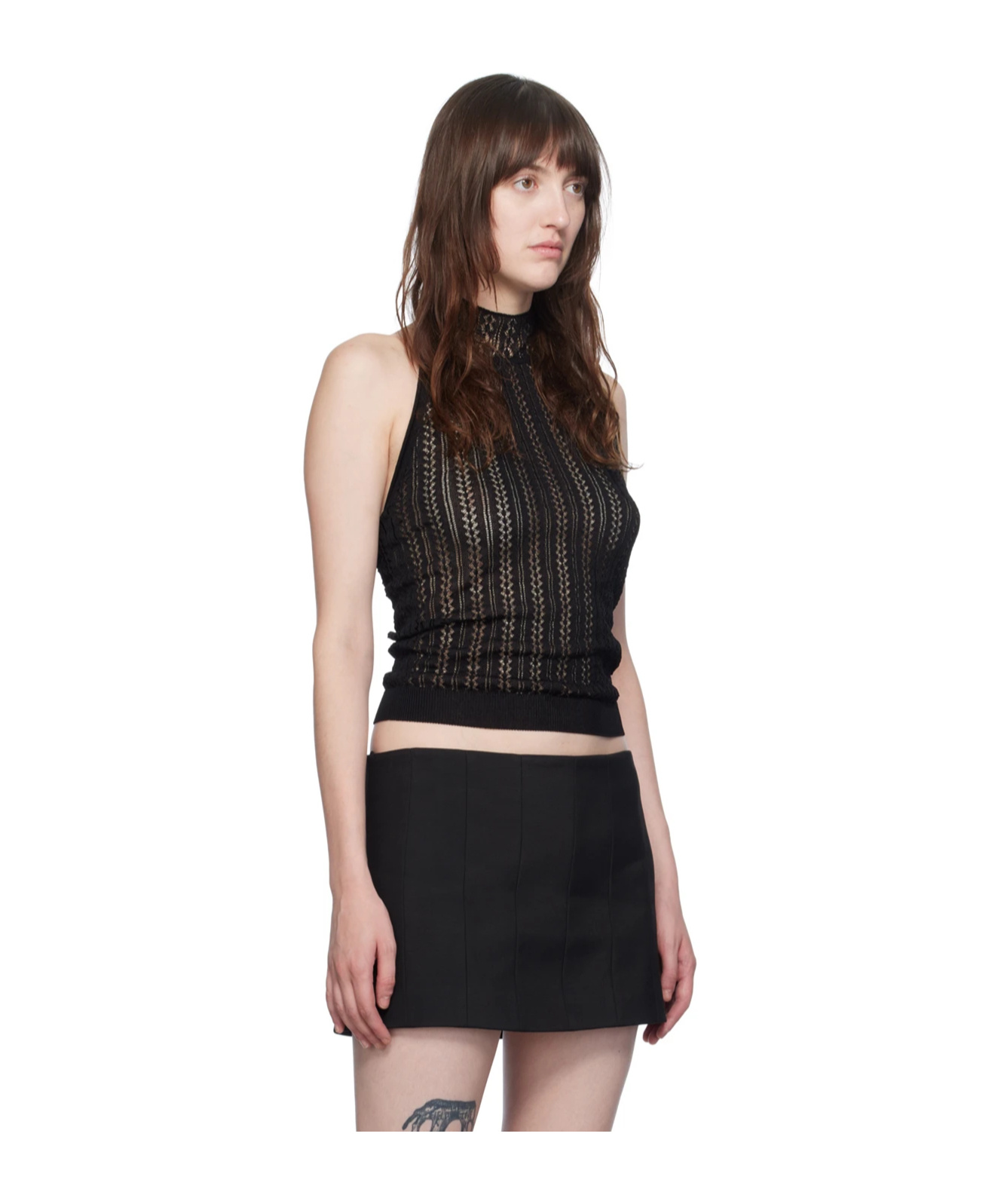 Khaite Black 'the Benedetta' Tank Top In Black