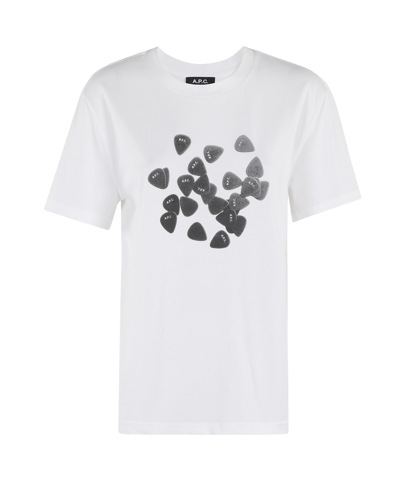 Apc Logo-print T-shirt In White
